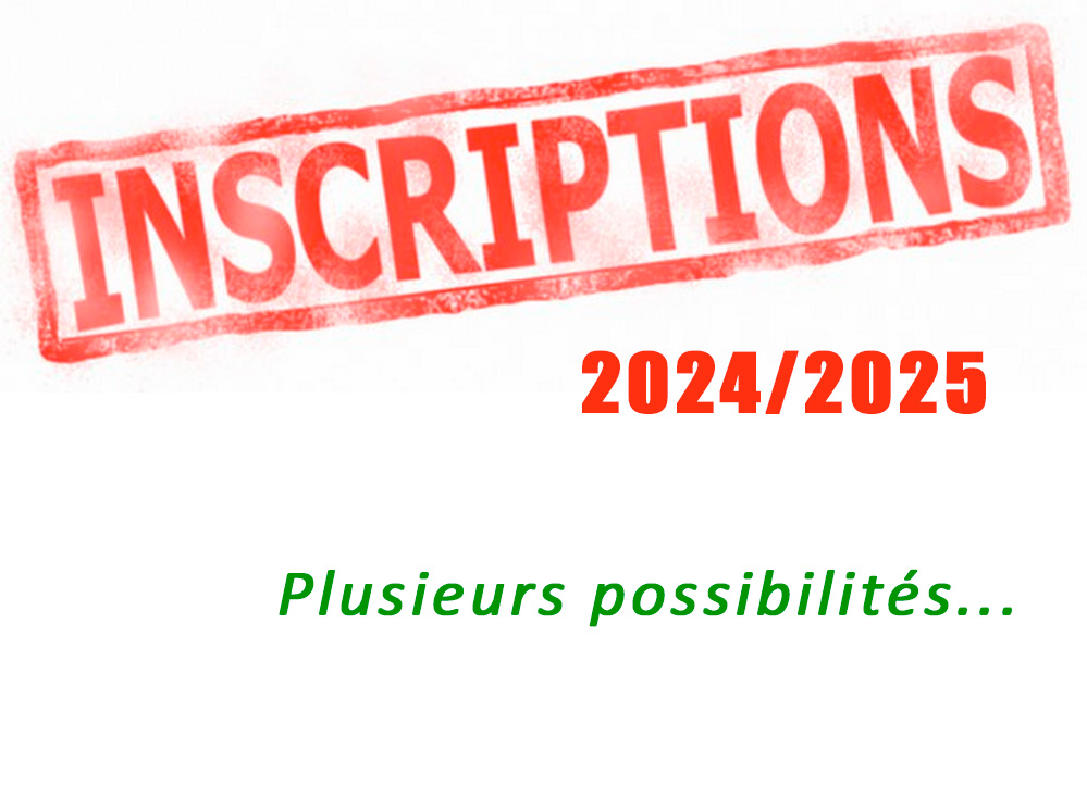 L'ALPB organise Inscriptions 2024/2025