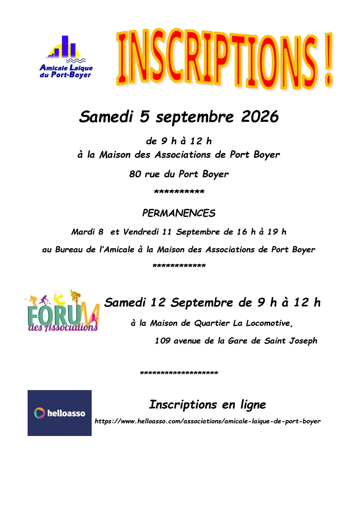 inscriptions
